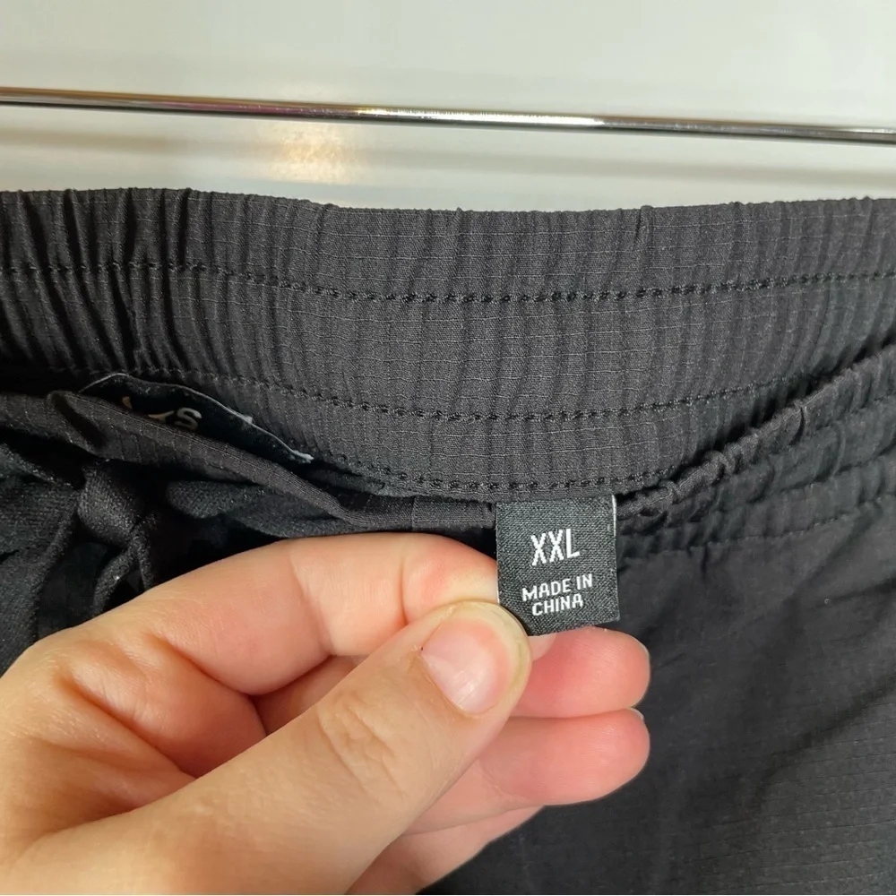 Cuts Men’s Drawstring‎ Waist Black Shorts Size Xxlarge